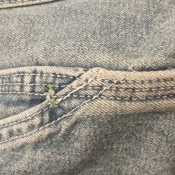 Vintage Osh Kosh B Gosh Carpenter Denim Blue Jeans Women's 29/32 w Measurements - Picture 15 of 15